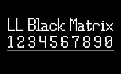 LL Black Matrix字体包在线下载，电商设计免费可商用英文字体