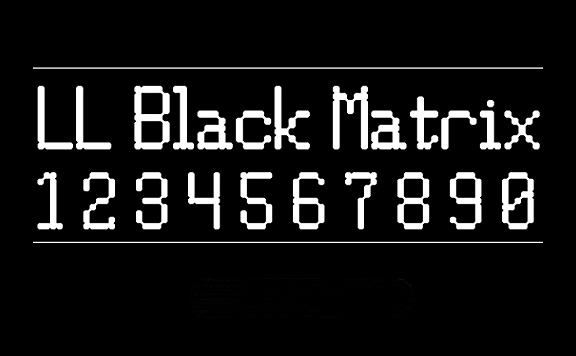 LL Black Matrix字体包在线下载,电商设计免费可商用英文字体