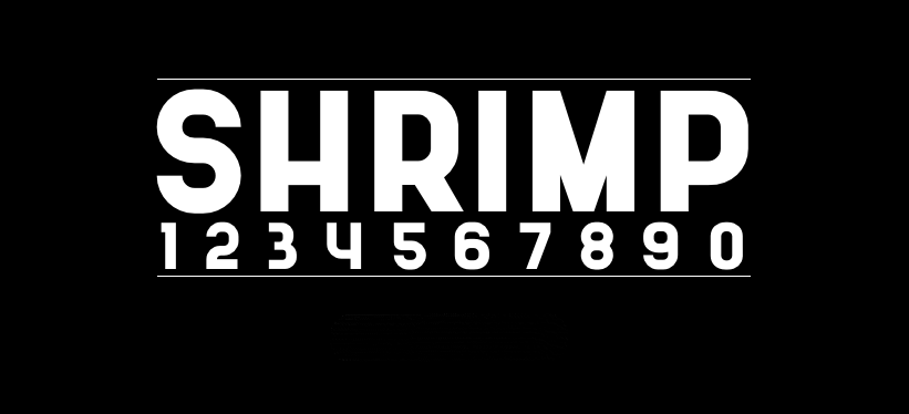SHRIMP字体包在线下载，电商设计免费可商用英文字体