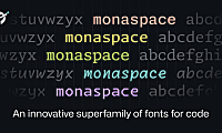 Monaspace字体包在线下载，免费可商用