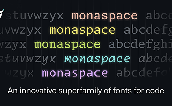 Monaspace字体包在线下载,免费可商用
