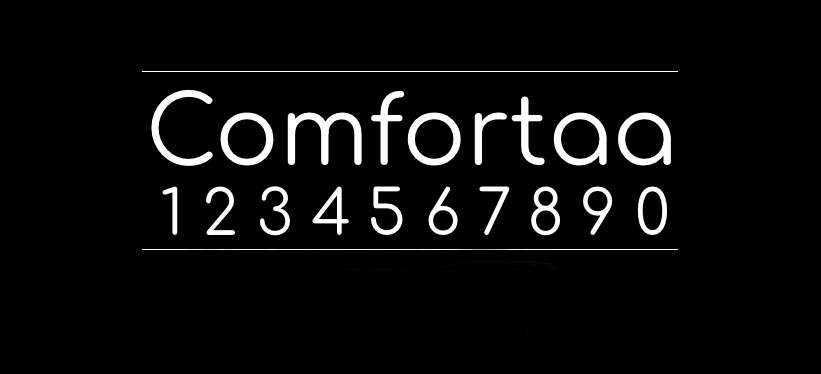 Comfortaa字体包在线下载，电商设计免费可商用