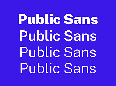 Public Sans字体包在线下载，电商包装设计印花免费可商用