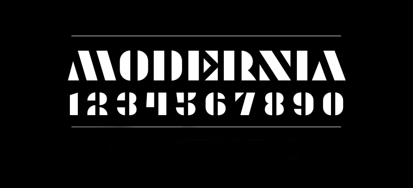 Modernia字体包在线下载,设计电商免费可商用英文字体