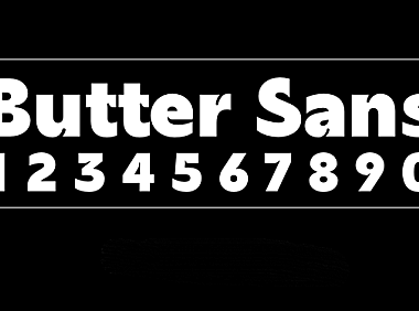 Butter Sans字体包在线下载，电商设计免费可商用英文字体