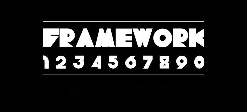 Framework字体包在线下载,电商设计免费可商用英文字体
