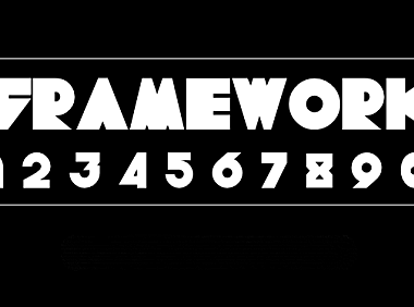 Framework字体包在线下载，电商设计免费可商用英文字体