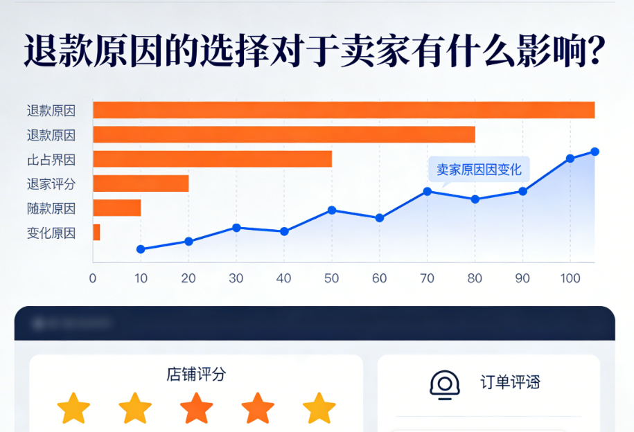 退款原因的选择对于卖家有什么影响？