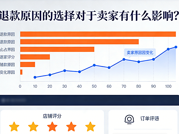 退款原因的选择对于卖家有什么影响?