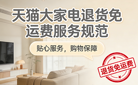 天猫大家电“退货免运费”服务规范
