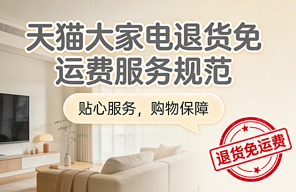 天猫大家电“退货免运费”服务规范