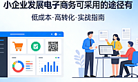 小企业发展电子商务的实用路径，全面解析涵盖平台电商社交电商独立站及线上线下融合模式