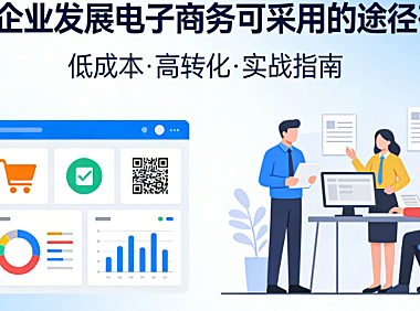 小企业发展电子商务的实用路径，全面解析涵盖平台电商社交电商独立站及线上线下融合模式