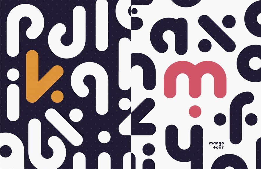 Mango字体包在线下载,电商设计免费可商用