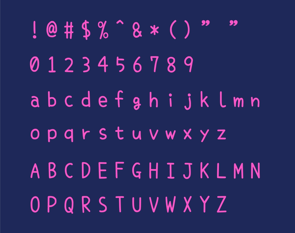 萌神手写体中文字体下载,免费可商用