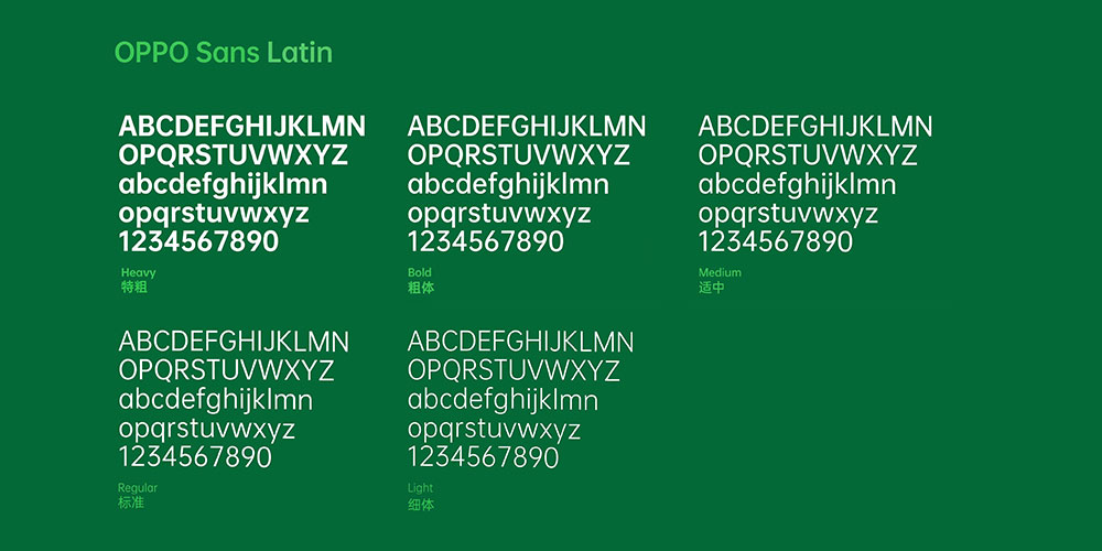 OPPO Sans免费字体下载，电商免费下载可商用