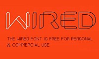 Wired字体包在线下载，电商设计免费可商用