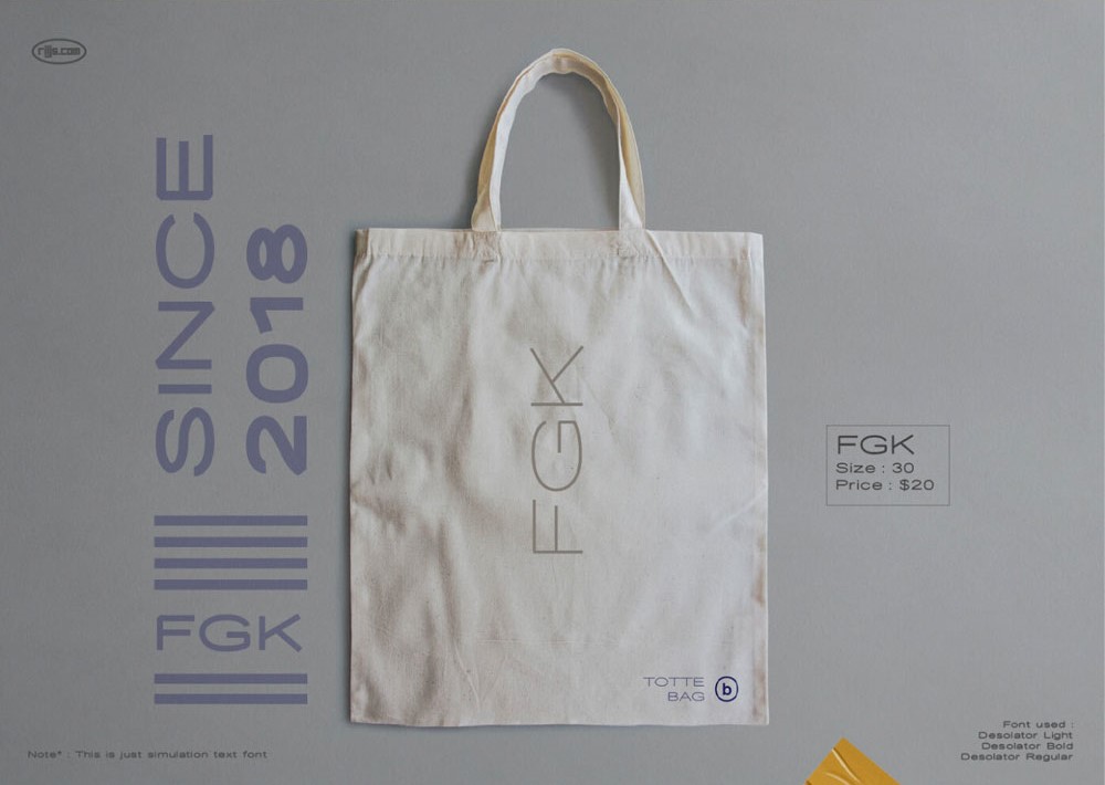 Desolator字体包在线下载,电商设计免费可商用英文字体