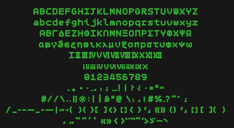 ChillPixels字体包在线下载，电商设计免费可商用英文字体