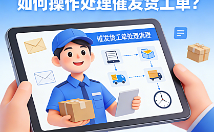 如何操作处理催发货工单？