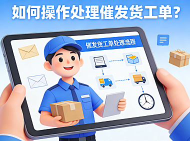 如何操作处理催发货工单？