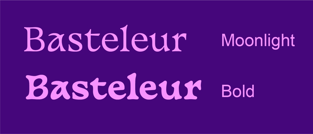 Basteleur字体包在线下载，免费可商用