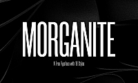 Morganite英文字体下载，免费可商用