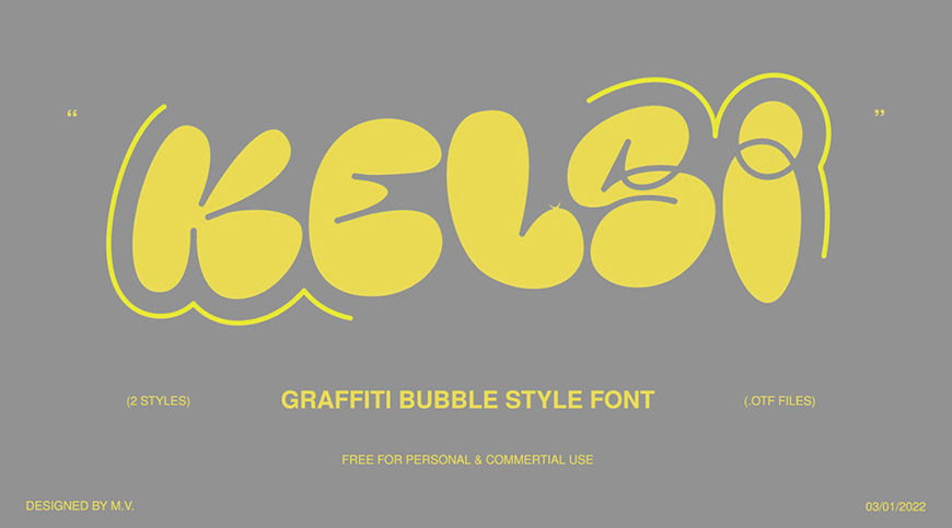 Kelsi字体包英文字体下载，电商免费可商用