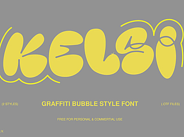 Kelsi字体包英文字体下载，电商免费可商用