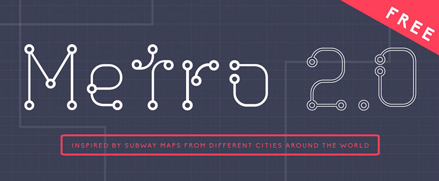 METRO 2.0字体包在线下载，免费可商用