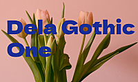 德拉黑体Dela Gothic One黑体字体下载，免费可商用