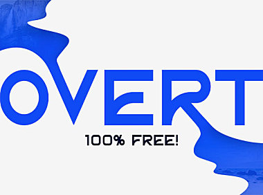 Overt字体包在线下载，电商包装设计印花免费可商用