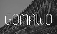 Gomawo字体包在线下载，电商包装设计印花免费可商用