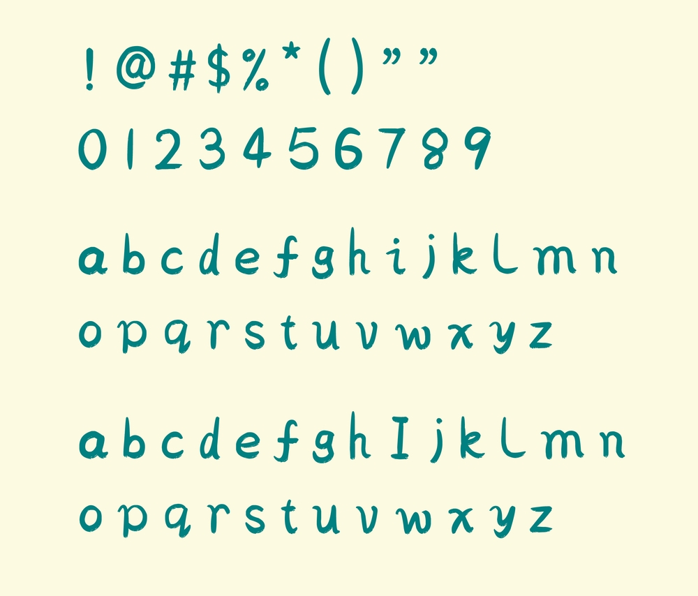 刘欢卡通手书字体下载，免费可商用