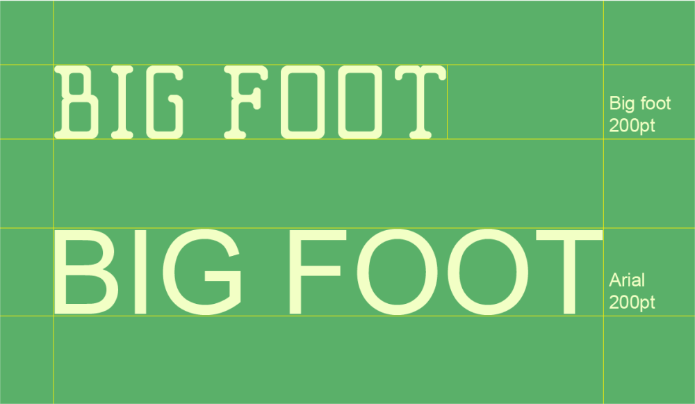 Big Foot字体包在线下载，免费可商用