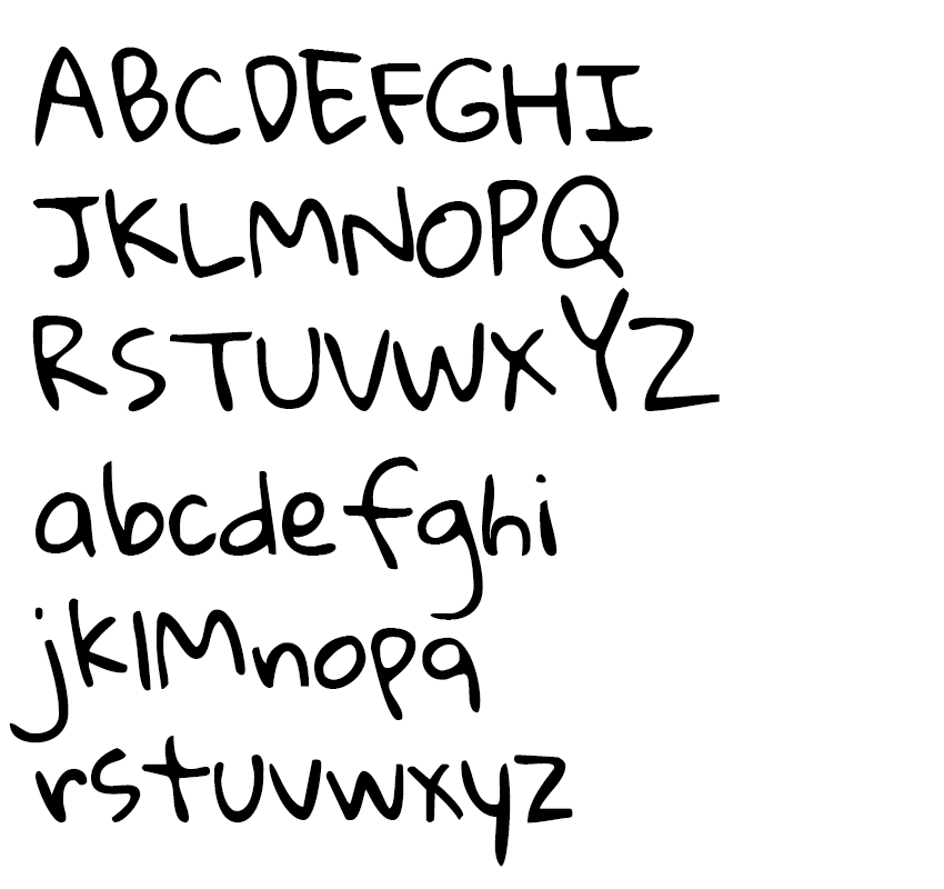 Gloria Hallelujah字体包英文字体下载，电商包装设计印花免费可商用