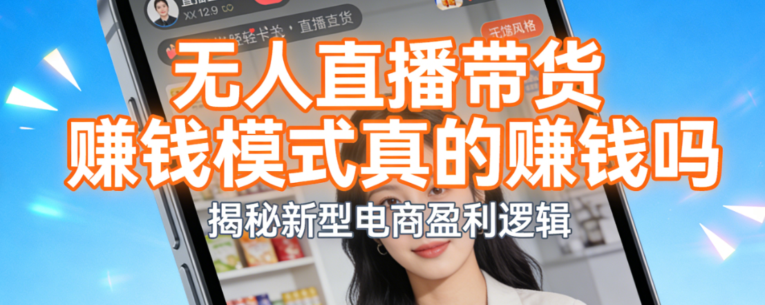 无人直播带货赚钱模式实效,解析技术原理风险与可持续性探讨