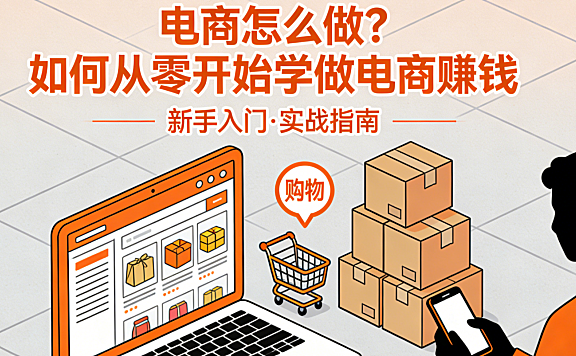 电商怎么做?如何从零开始学做电商赚钱 一条聚焦产品验证与最小闭环的务实起步路径