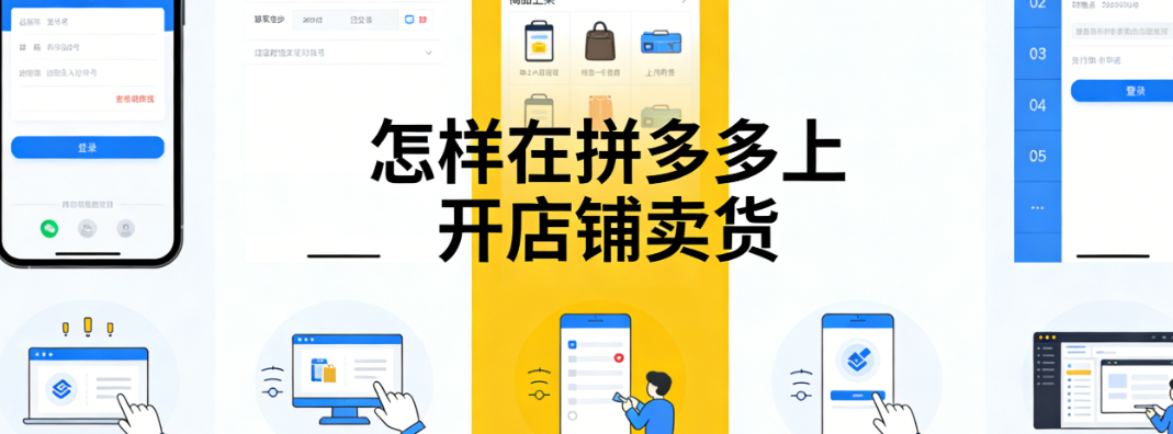 拼多多开店卖货全流程解析,资质审核商品管理运营推广与风险防控实务指南