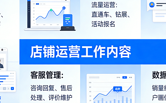 店铺运营工作内容解析，商品管理营销推广用户服务与数据驱动实务探讨