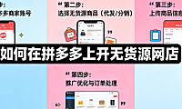 拼多多无货源网店开设全流程解析,合规运营要点供应链协作与风险防控实务探讨