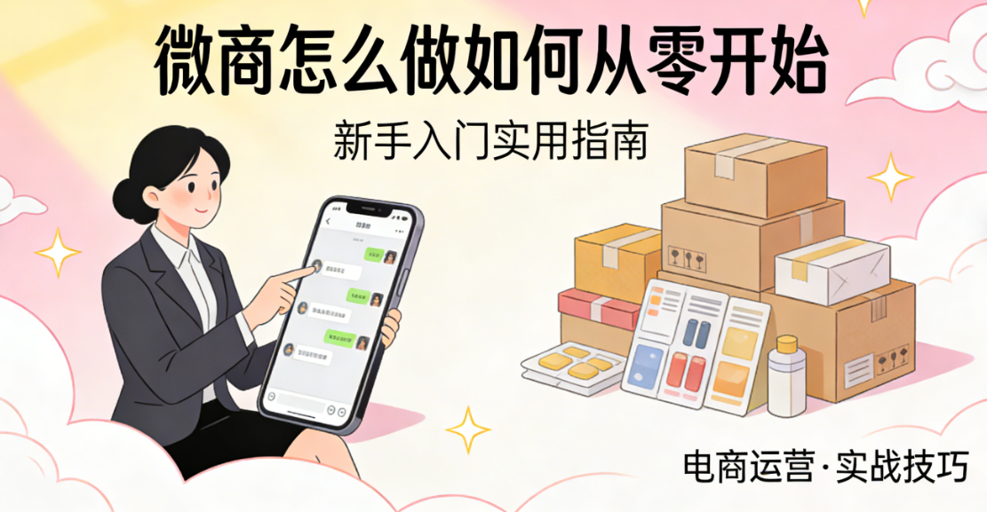 微商怎么做如何从零开始一步步建立可信、可持续的个人社交电商业务