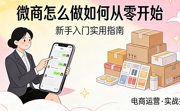 微商怎么做如何从零开始一步步建立可信、可持续的个人社交电商业务