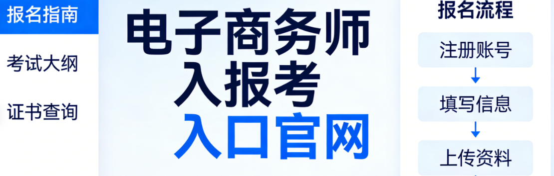 电子商务师职业技能等级认定报考,官方入口查询与流程解析实务指南