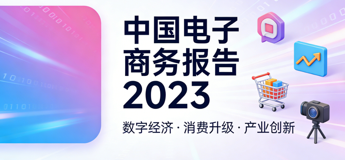 中国电子商务报告2023，核心数据解读行业发展趋势政策导向与从业者务实参考指南