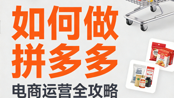 拼多多开店运营全流程指南，选品定价推广策略与用户维护实务解析
