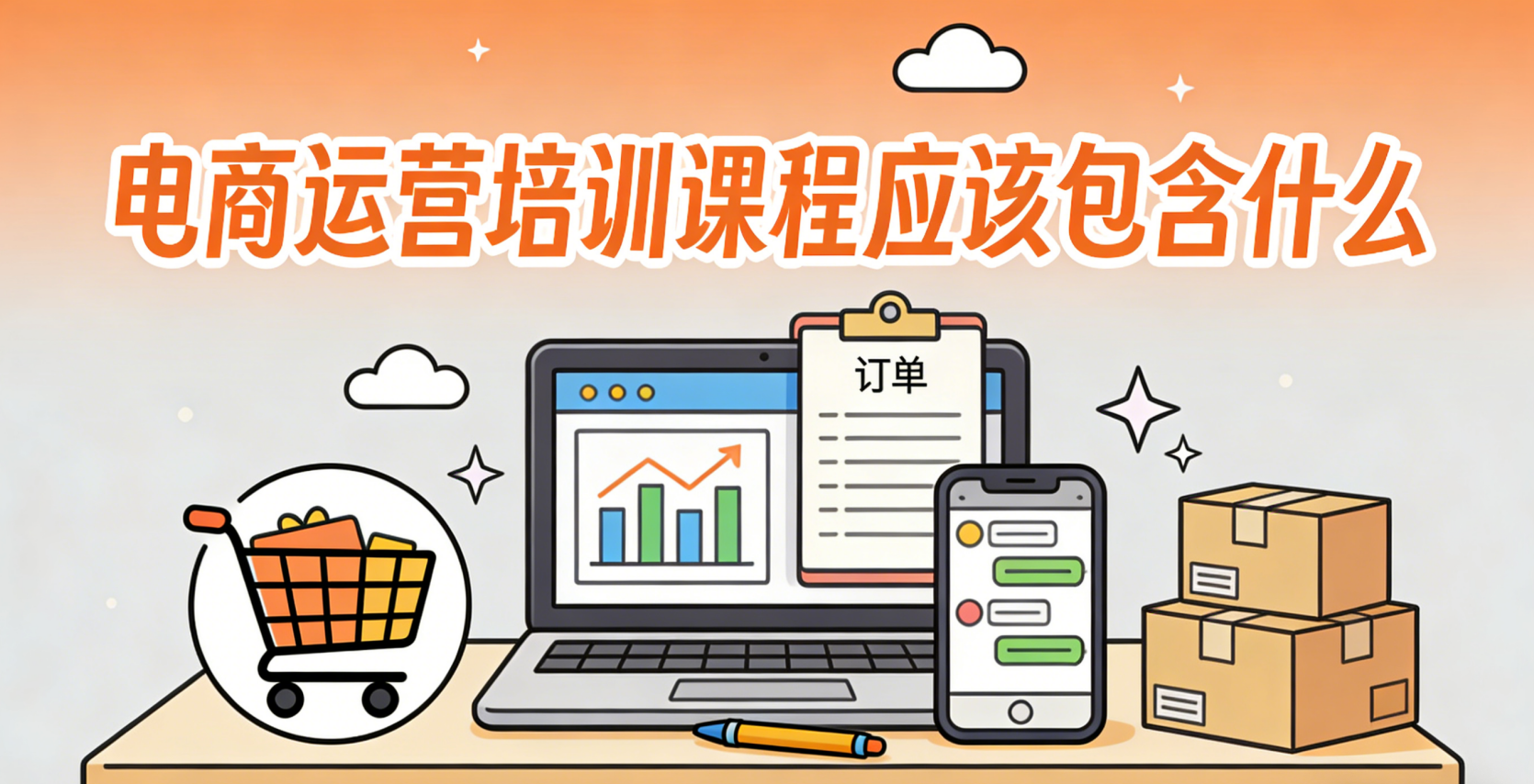 电商运营培训课程应该包含哪些核心内容才真正值得学习