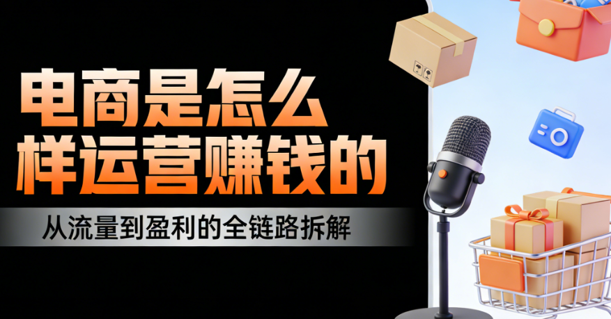 电商运营盈利模式，深度解析流量转化复购提升与供应链协同的商业实践路径