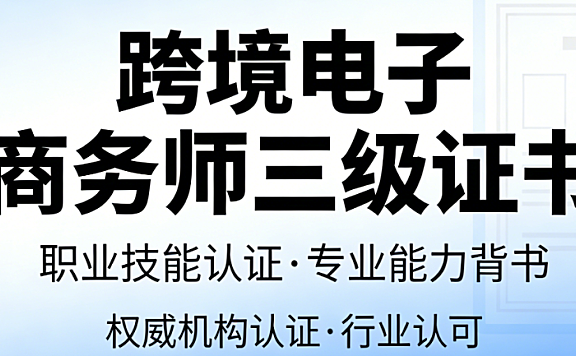 跨境电子商务师三级证书，报考指南价值解析与职业发展路径探讨