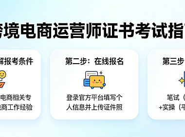 跨境电商运营师证书考取指南，报考条件流程备考与价值实务探讨